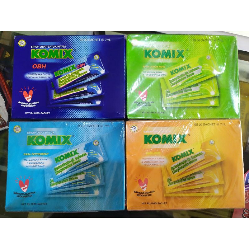 Komix Obat Batuk (1 box isi 30 sachet)