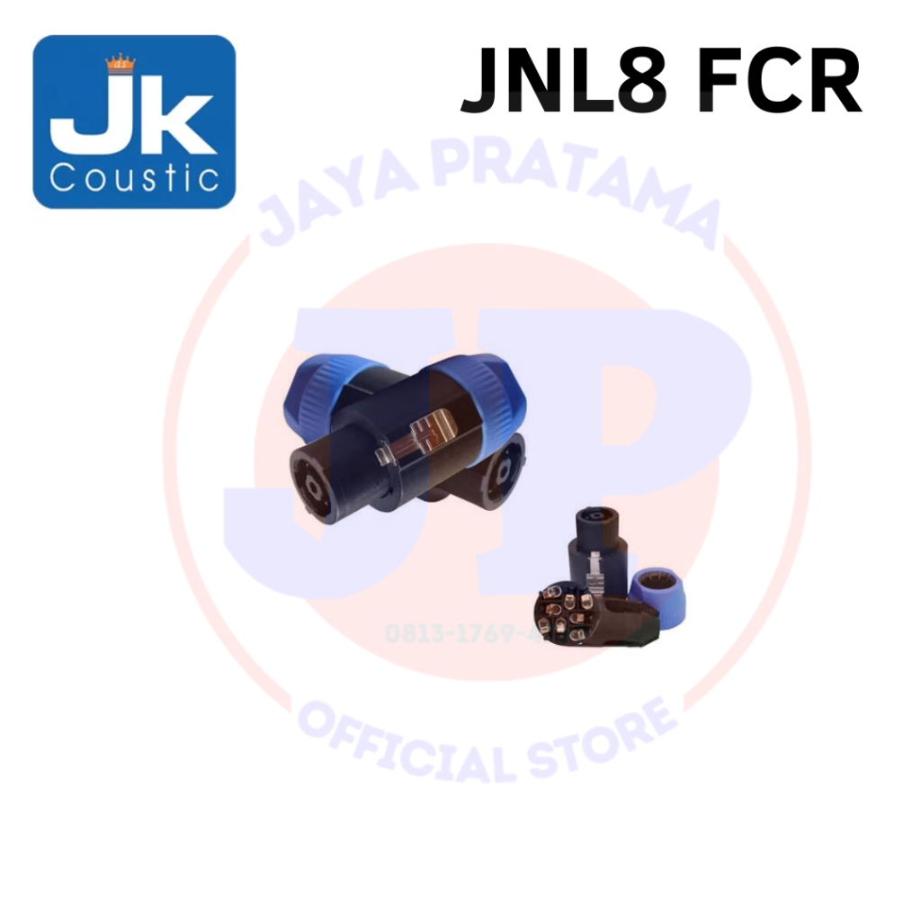 Jack Speakon 8 Pin JK Coustic JNL8FCR Jack Speakon Original