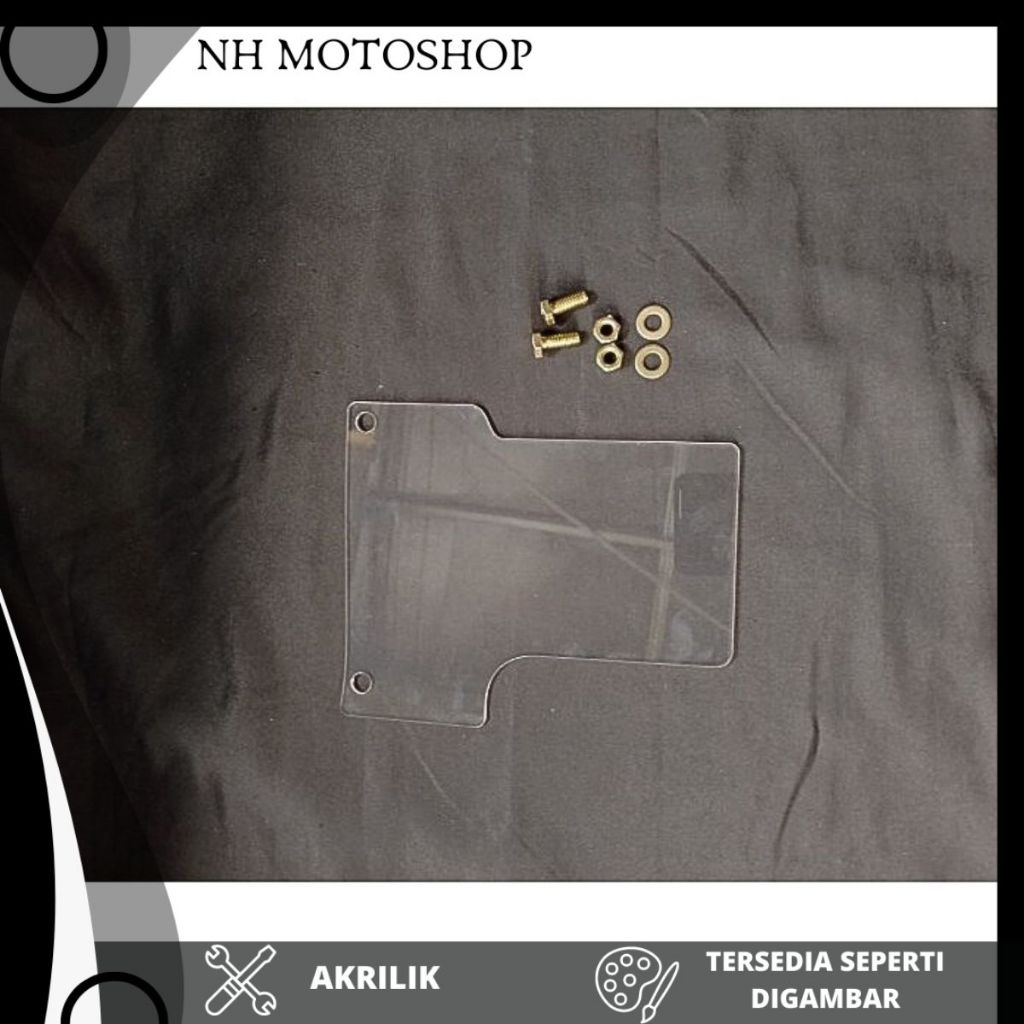 MUDFLAP NMAX NEW BAHAN AKRILIK PENAHAN LUMPUR MIKA KOLONG AKRILIK
