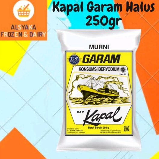 

Kapal Garam Halus 250gr