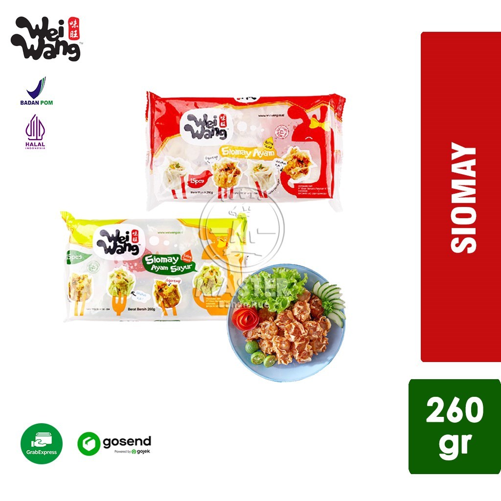 

Siomay Wei Wang / Siomay Ayam / Vegie isi 15 [260 gr] KHUSUS INSTANT