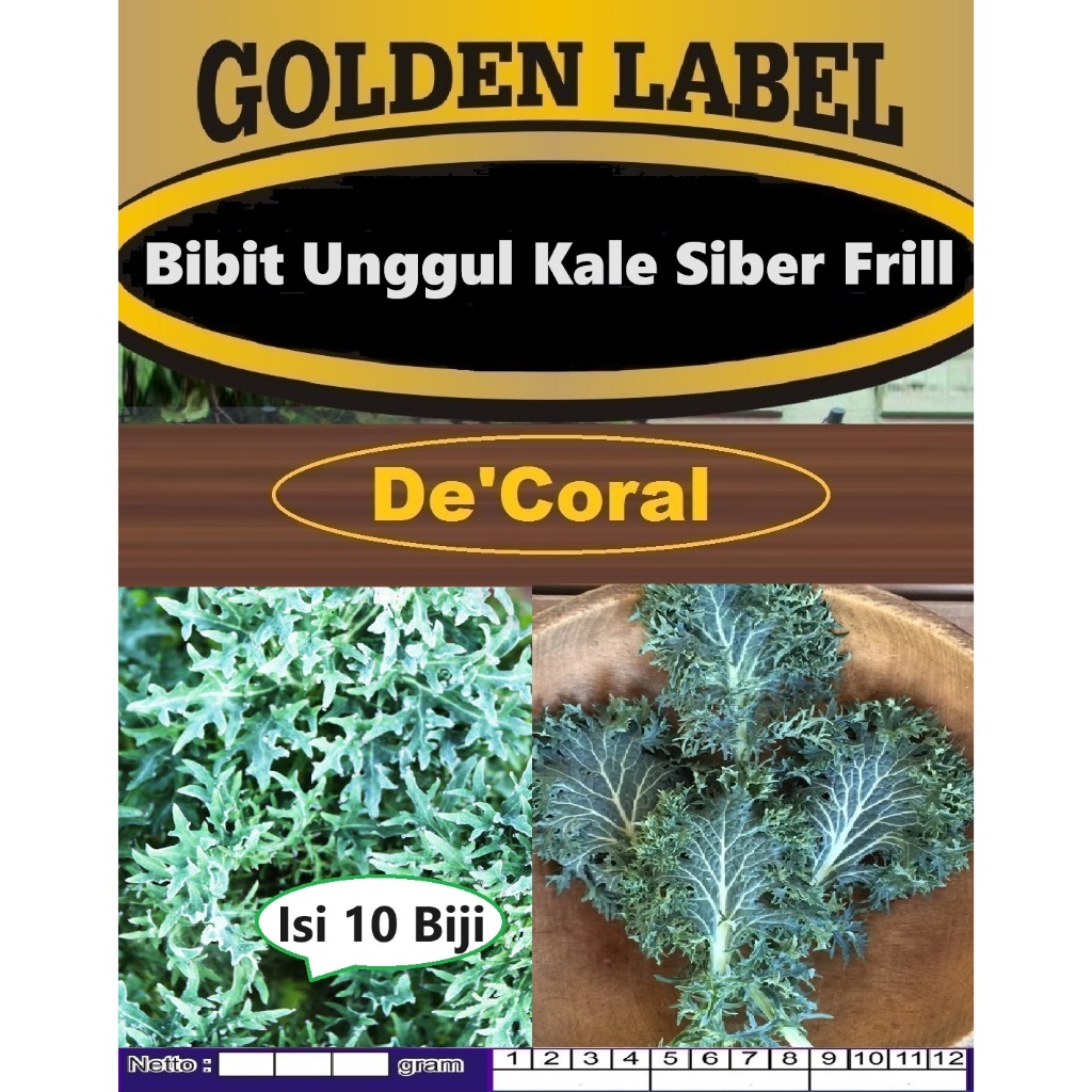 Bibit Unggul Kale Siber Frill |Biji Benih Kale Siber Frill |Bibit Kale