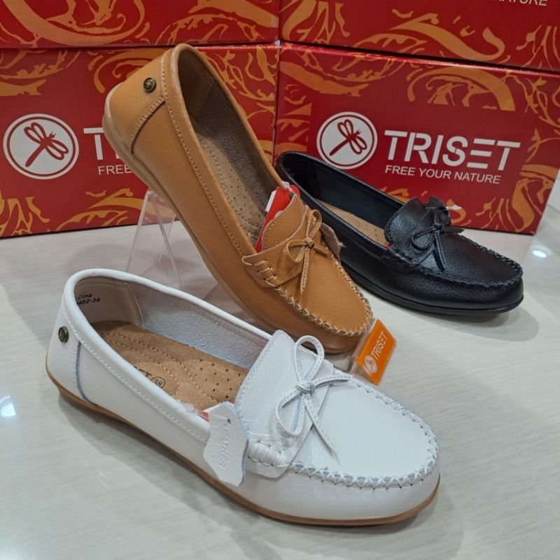 TRISET Sepatu Kulit flat wanita