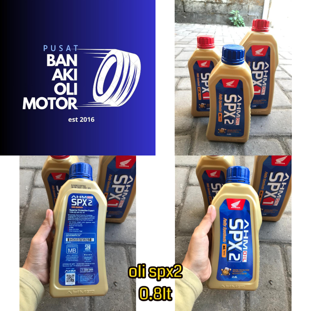 OLI SPX2 0.8LT //OLI SPX2 HONDA MATIC / SPX 2 AHM ORIGINAL / OLI MOTOR MATIC SPX2