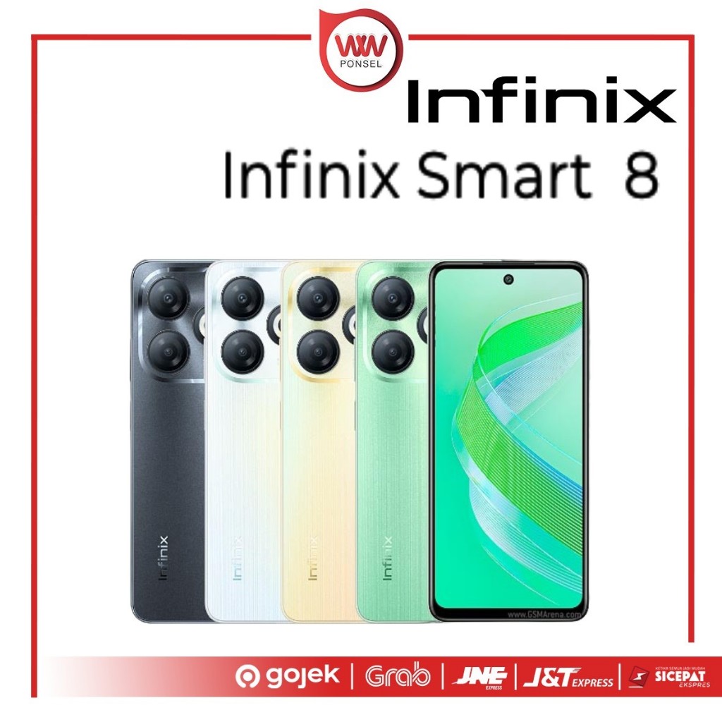 Hp Infinix Smart 8 Ram 3GB Internal 64GB Garansi Resmi