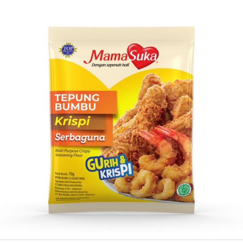 

Mama Suka Tepung Bumbu Krispi Crispy 225 gram 900 gram