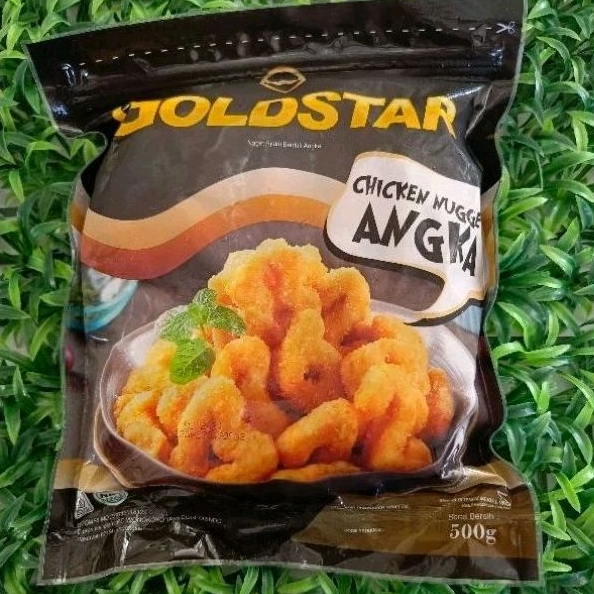 

Goldstar Chicken Nugget Angka 500 gr