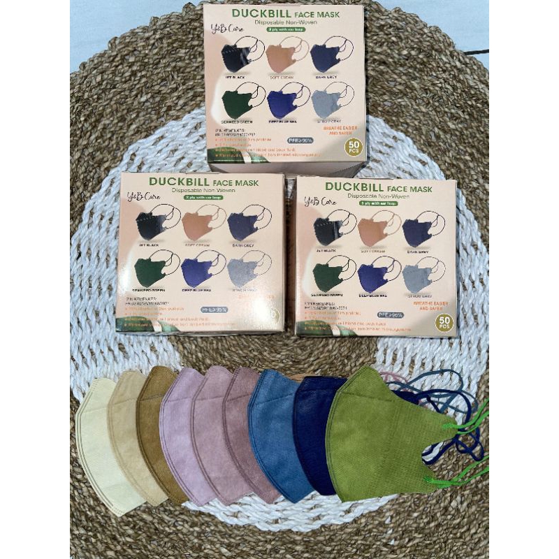 DUCKBILL HIJAB Y&B CARE MIX WARNA ISI 50PCS