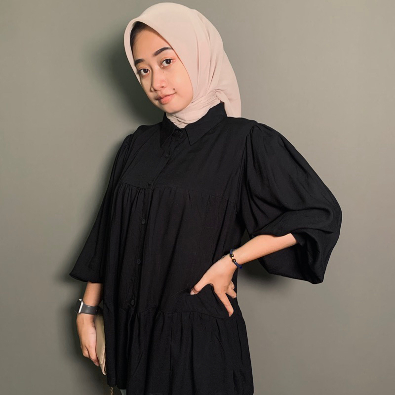 JAMEELA BLOUSE - Kemeja Wanita - Atasan Wanita - Blouse Wanita - Kemeja Korea - Blouse Korea - Kemej