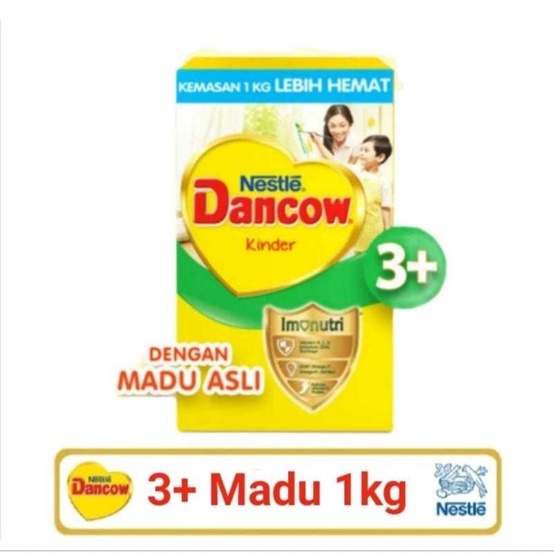 

NESTLE DANCOW 3 + dengan susu pertumbuhan rasa madu 3 - 5 box 1kg