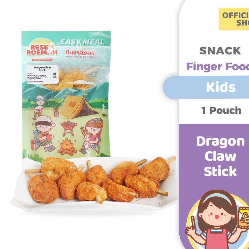 

MODEL WH480 Resep Roemah Dragon Claw Stick / Stik Kaki Naga / Kids Healthy Frozen Food / No MSG