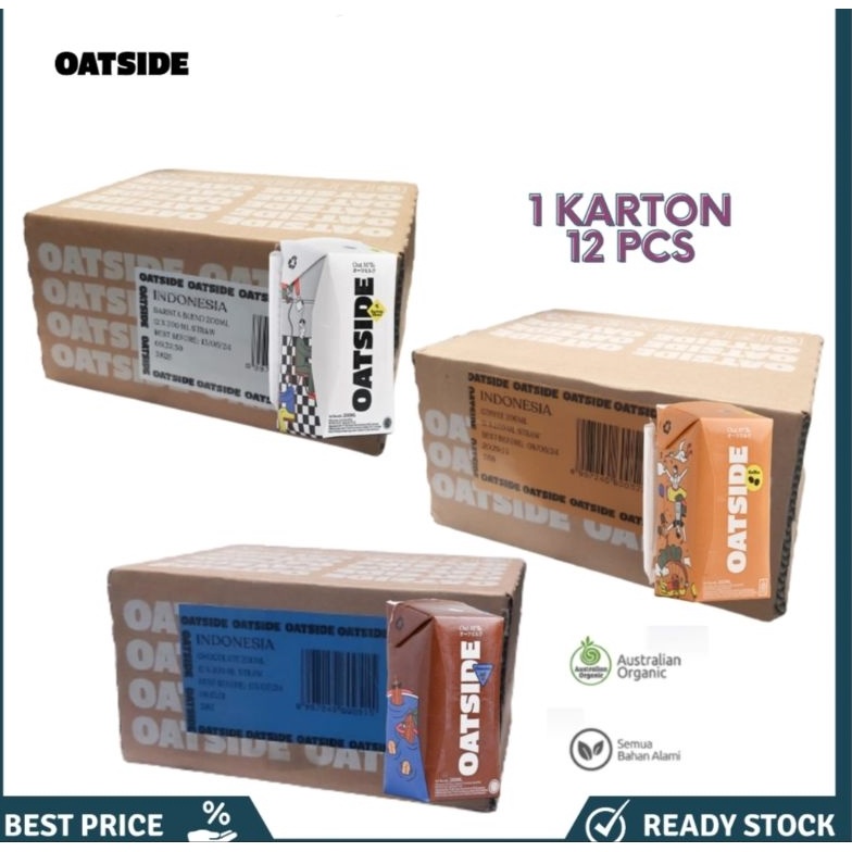 

[✻J81&] OATSIDE milk STRAW Kartonan harga grosir Ready Stcok