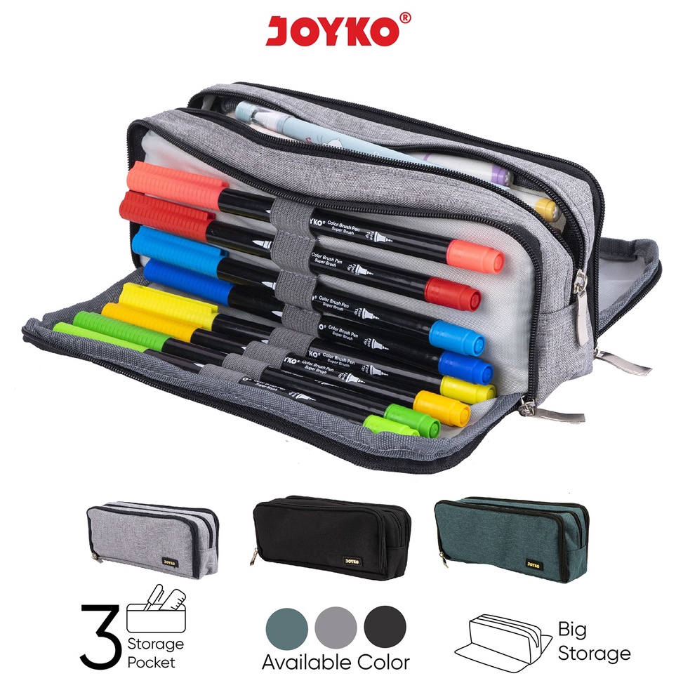

Berkualitas Kotak Tempat Pensil Pencil Case Joyko PC-5006