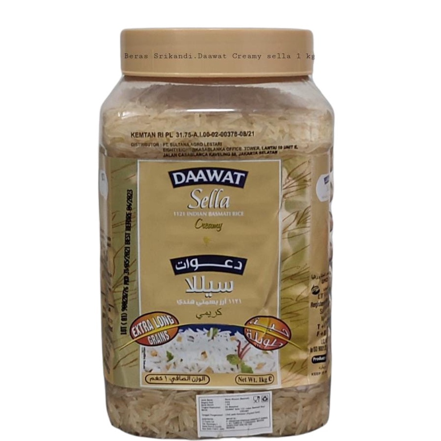 

Kode DWH059 Beras Basmati india - Basmati Sella - kemasan 1 kg