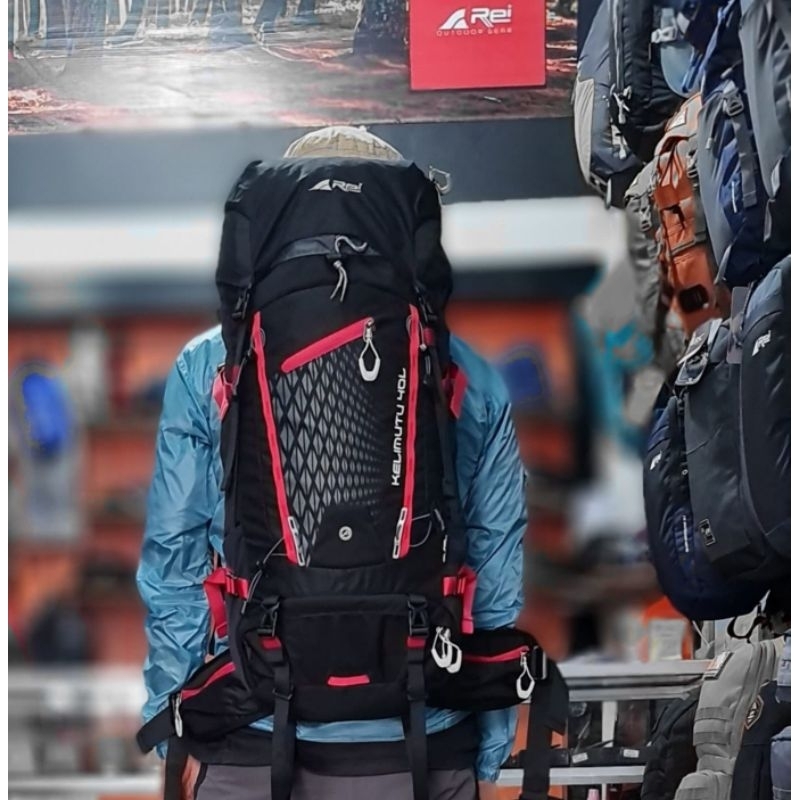 Tas Carrier Rei Kelimutu 40L+Raincover Original
