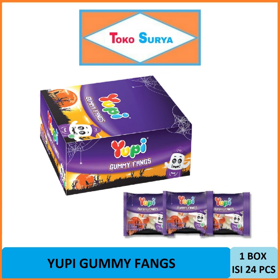 

Terl4ku. Yupi Gummy Candies Gummy Fangs 24 x 6Gr Promo Termurah