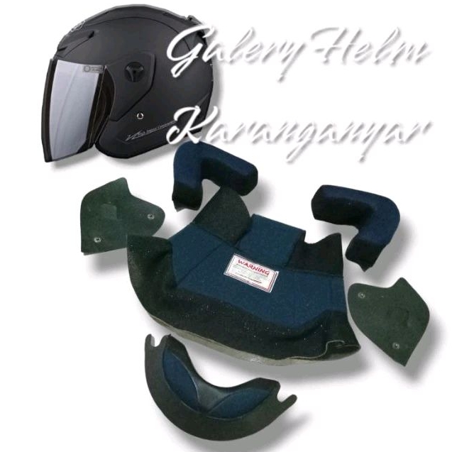 (TKC2) Index Titan 1,2,3,4 Dan New Helmet Foam Tebal Full set || padding Helmet Set