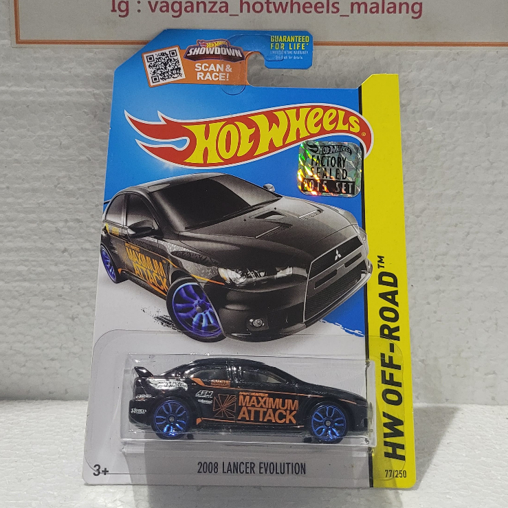 Hot Wheels 2008 Lancer Evolution FS. Hot Wheels 2008 Lancer Evolution Factory Sealed
