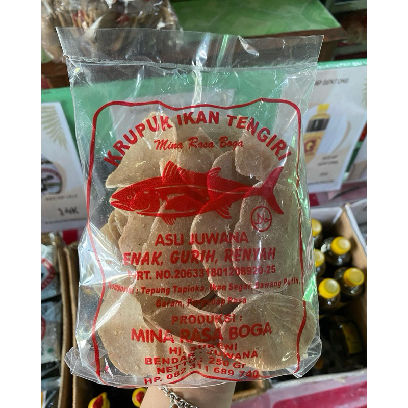 

Kerupuk Ikan Tenggiri 250gram