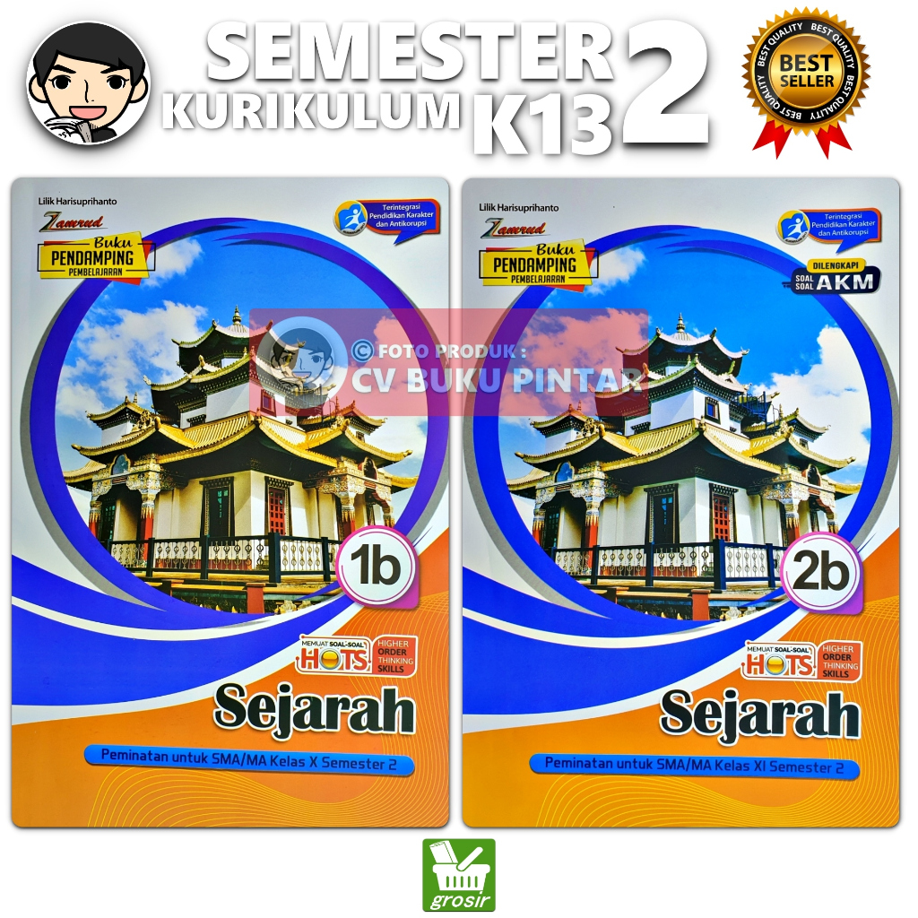 LKS SEJARAH PEMINATAN MINAT SMA KELAS 10 11 SEMESTER 2 K13 | Zamrud