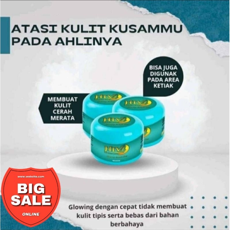 CREAM HLV GLOWING SEKALI OLES | CREAM PRIA WANITA GLOWING DENGAN SEKALI OLES