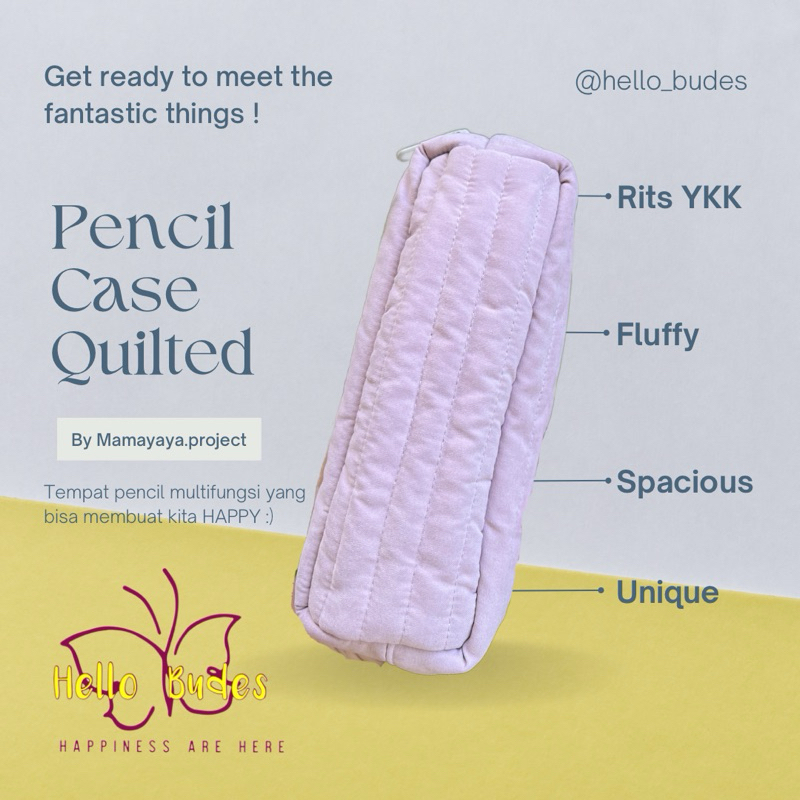 

Pencil case Quilted by mamayaya project