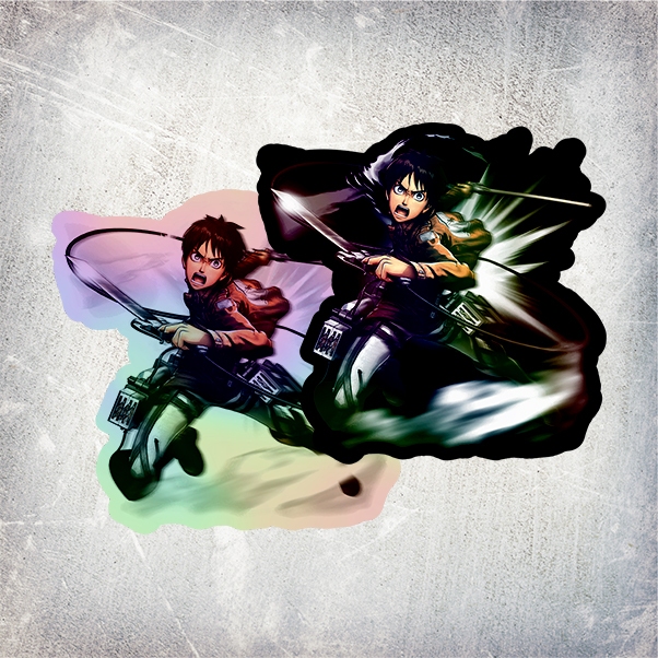 

STICKER HOLOGRAM ANIME EREN YEAGER ATTACK ON TITAN (SHINGEKI NO KYOJIN)