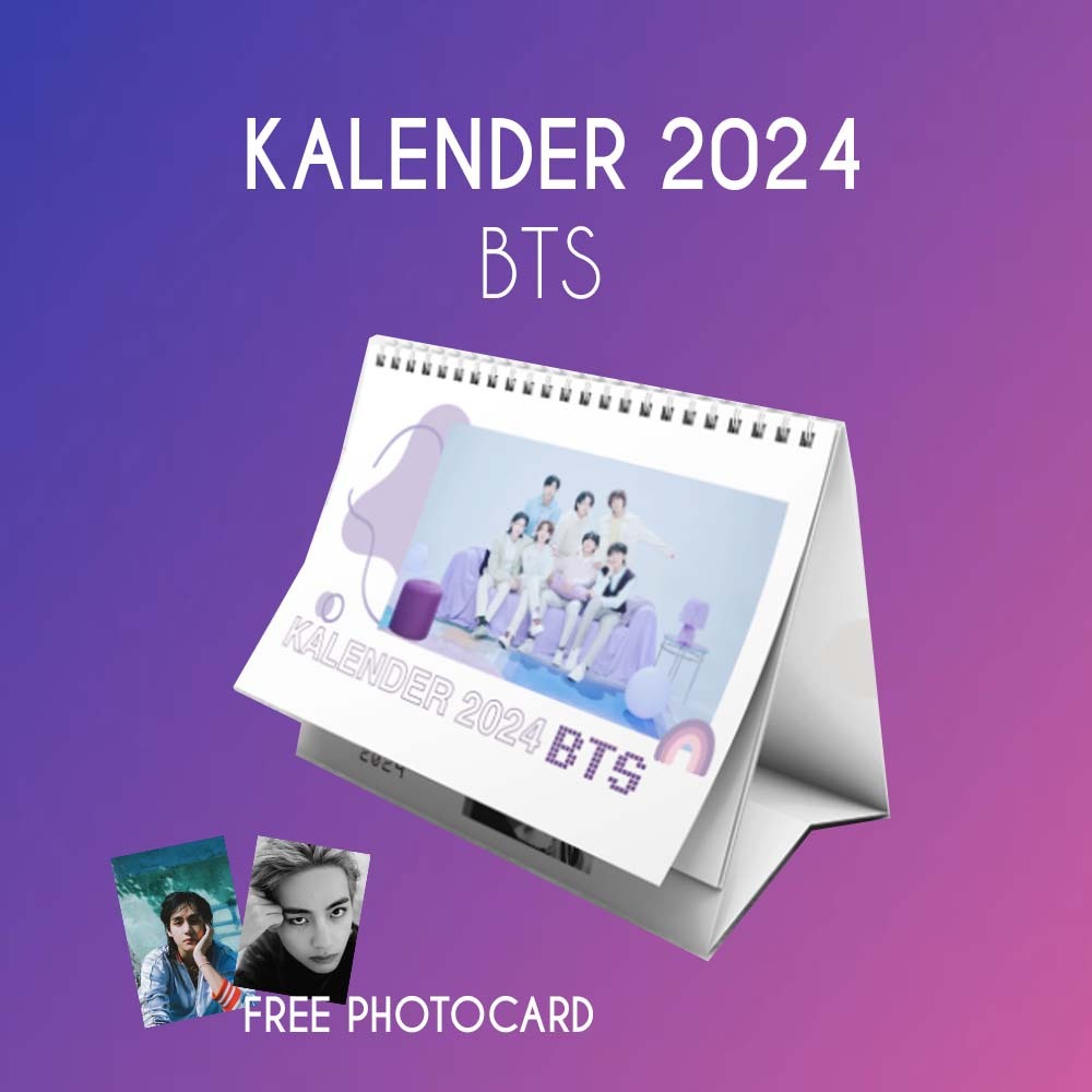 

Kalender 2024 BTS - Free Photocard BTS