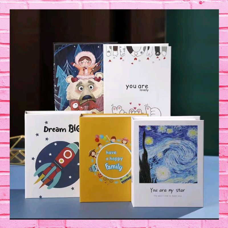 Album foto ukuran 3R isi 200 slod foto/Buku album keluarga/Album paraloid/Album foto