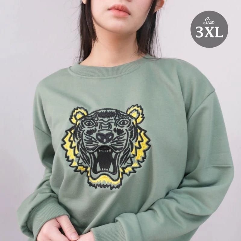 KIYOWO Sweater wanita import size jumbo