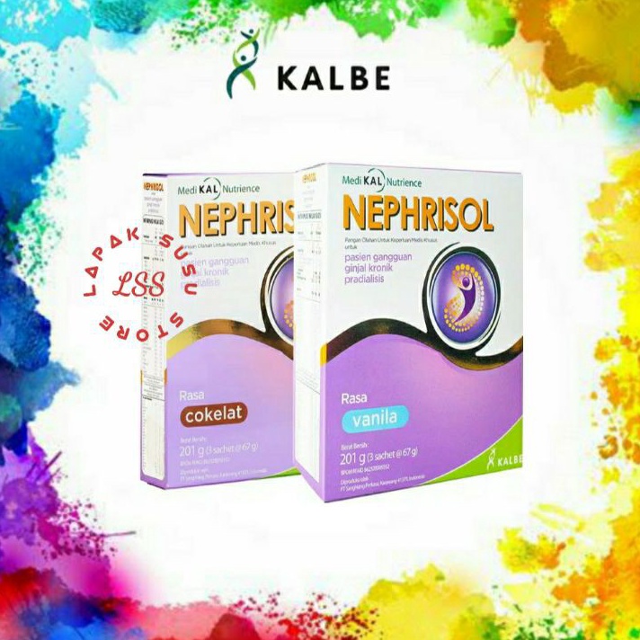 

MODEL SPO216 NEPHRISOL COKLAT / VANILA 201gr new formula