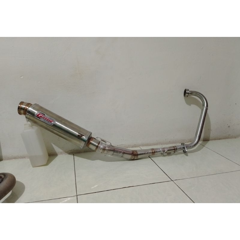 FULL SET KNALPOT GMR ORIGINAL SCORPIO COPY JRM ORI