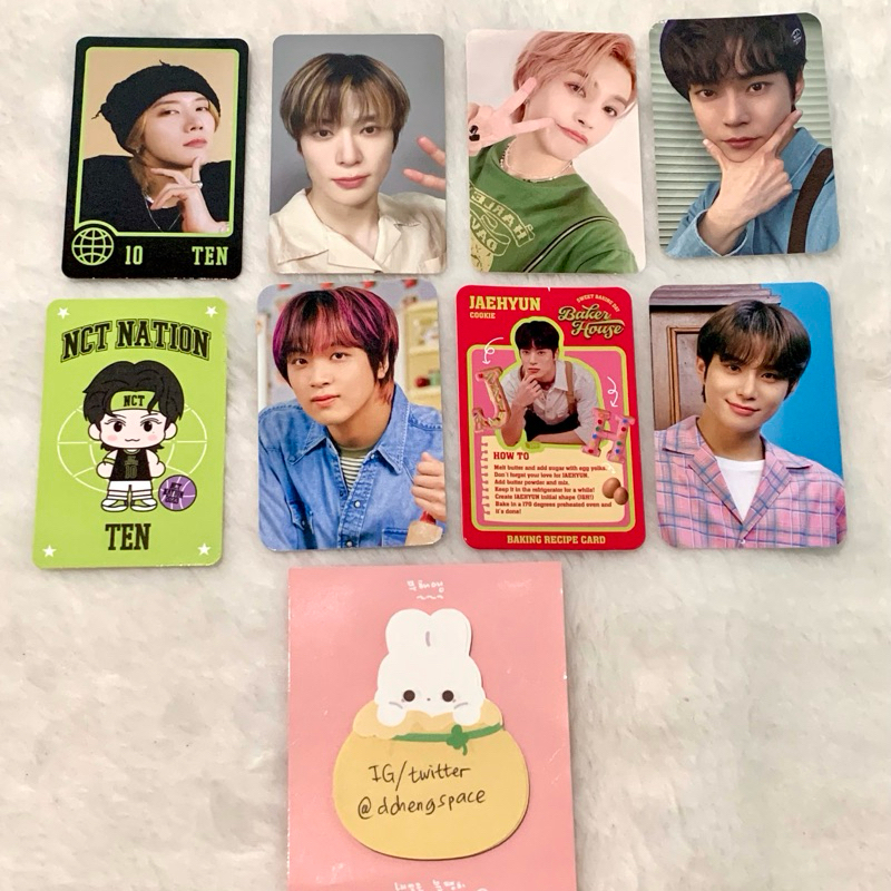 nct nation 127 doyoung jungwoo haechan yangyang ten jaehyun trading card tc random pack selca konsep