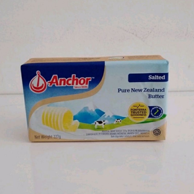

[IZE] Anchor Salted Butter 227gr ✯Ready Stok