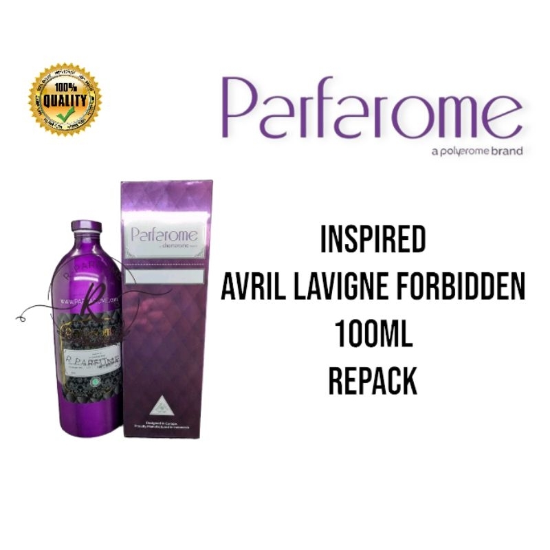 Bibit Parfum Avril Lavigne forbidden By Parfarome 100ml Peremium