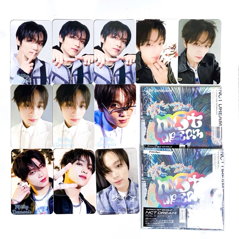 [Ready Stock] Photocard Official NCT Dream Haechan Album Japan 1st Best Friend Ever BFE Ice cream wh