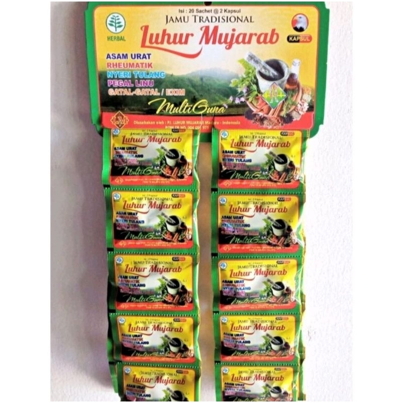 

luhur mujarab kapsul isi 20