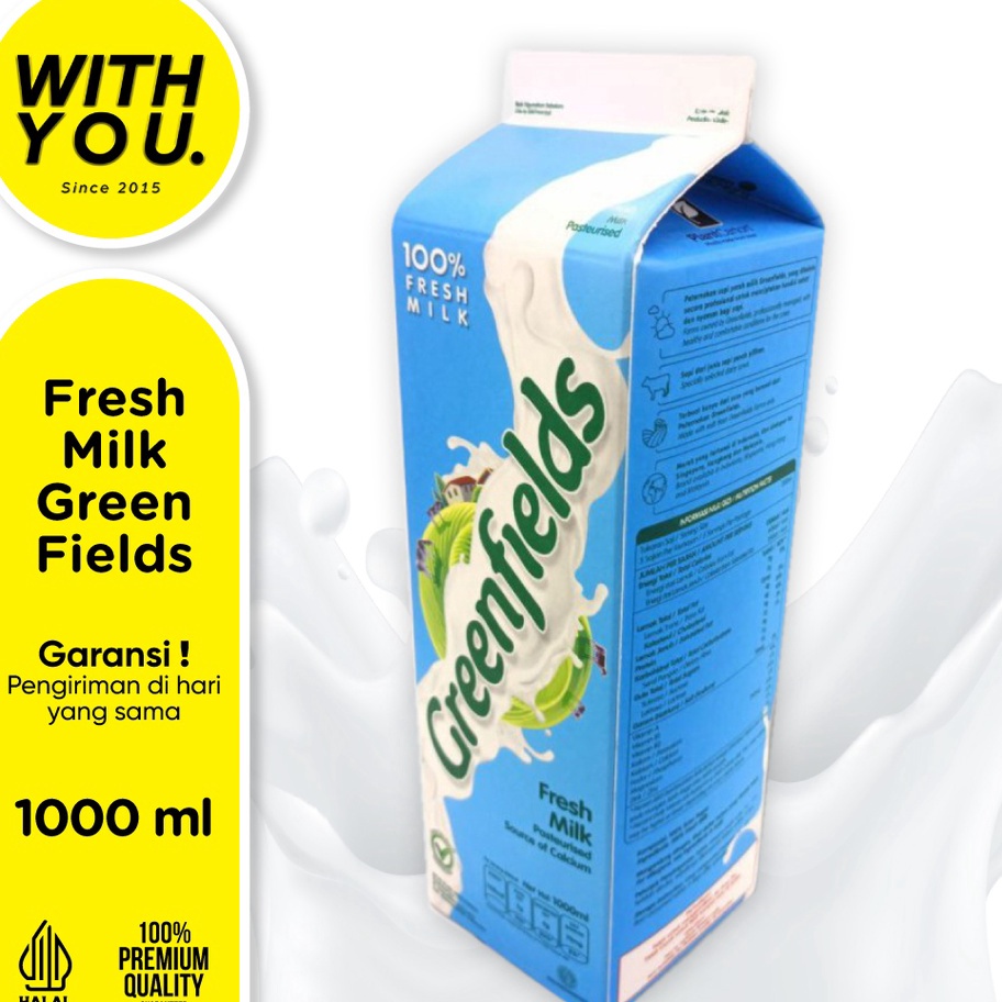 

KODE IDJ573 Greenfields Fresh Milk Susu Pasteurisasi 1000ml