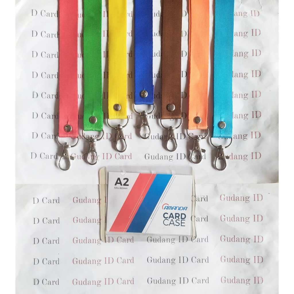 

Paket Tali Kait Polos 2CM + Card Case A2