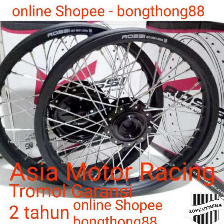 (๑˃̵ᴗ˂̵)ﻭ Sepaket Velg Tromol set Jari2 Rx king Rxking Tapak Lebar Ring 18 140 160x185/185x215 Paket