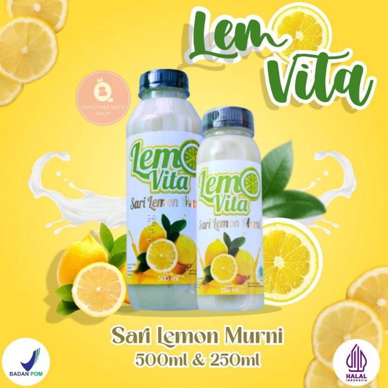 

Ready Stock (READY) Lemovita 500 ML Sari lemon murni Original 6094