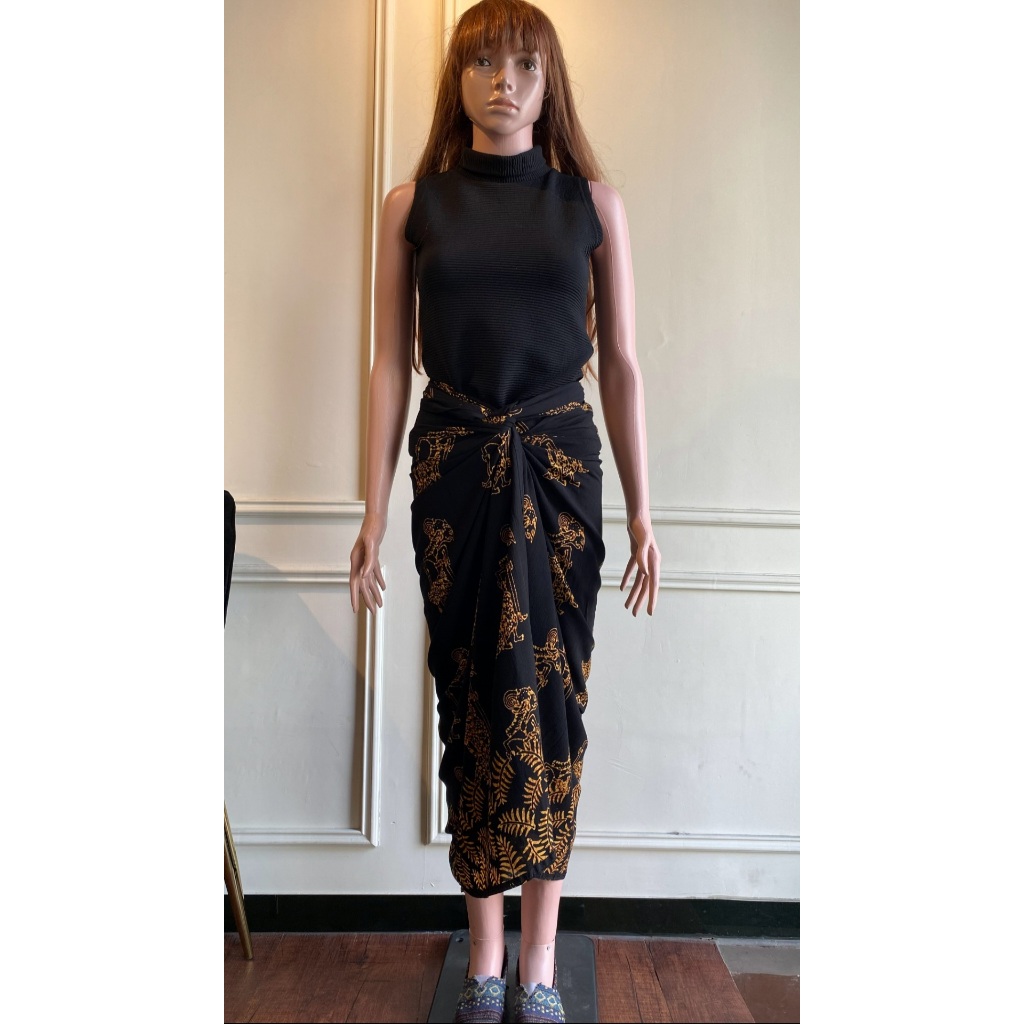 ROK LILIT Batik Cap wayang
