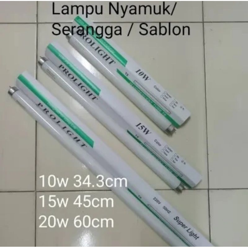 Lampu Neon Nyamuk T8 Insect Kuller 10Watt 15Watt 20watt