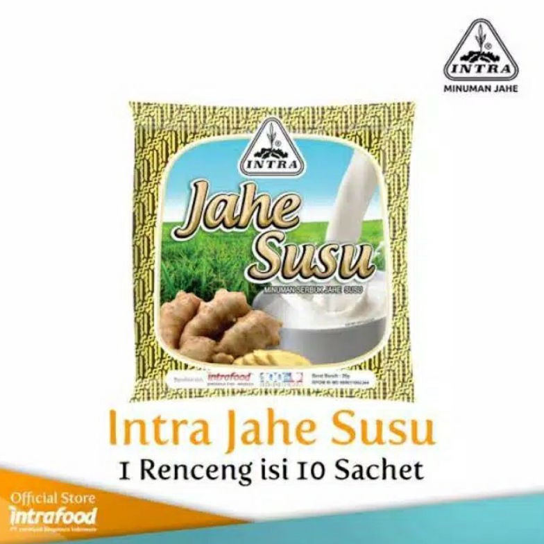 

Intra Jahe Susu (1 renceng 10 sachet) ✲Laris