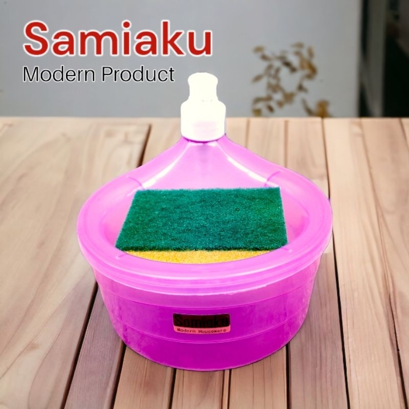 Samiaku_Dispenser sabun cuci piring / tempat sabun dan spoon