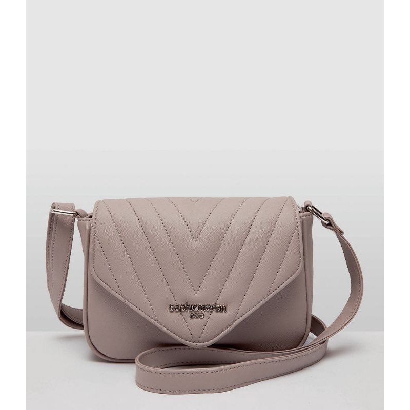 TAS SLEMPANG WANITA JUSTICIA GREY SOPHIE MARTIN PARIS