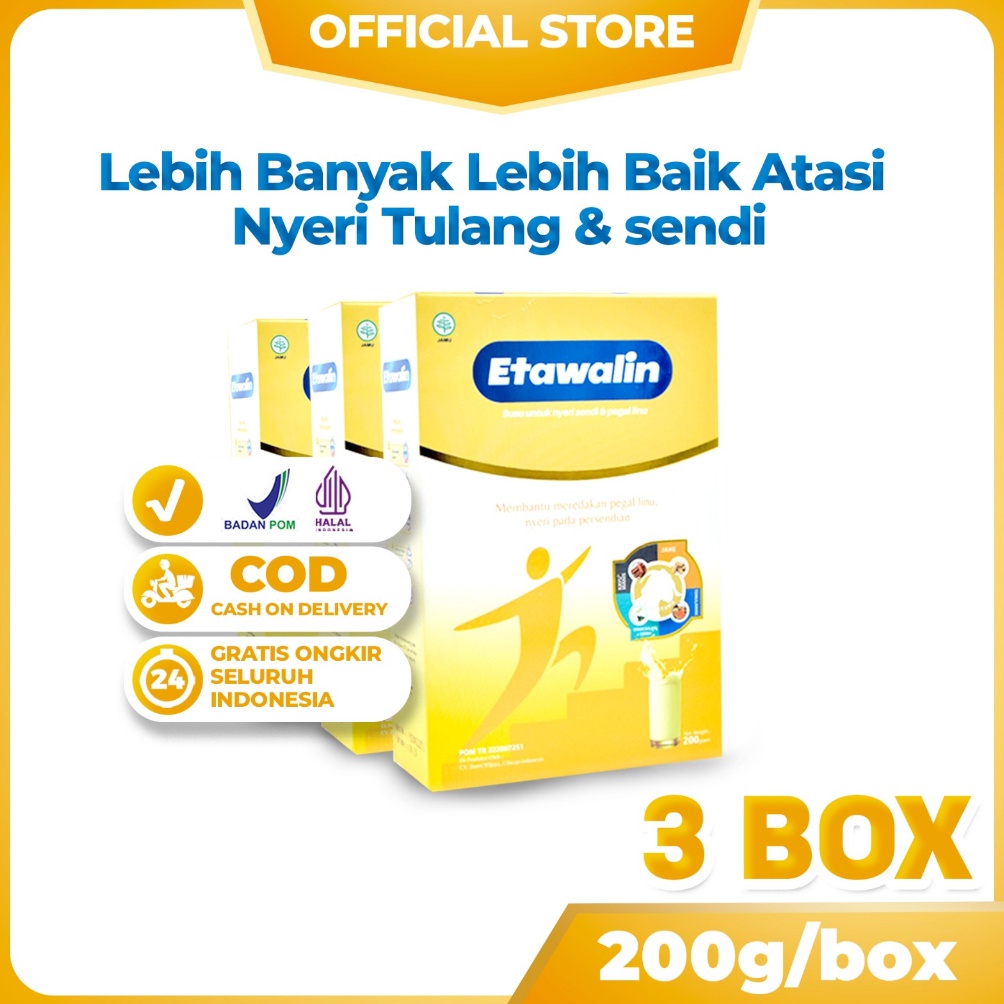 

AN69 Etawalin 3 Box - Susu Kambing Etawalin Asli Original Atasi Nyeri Sendi dan Tulang 6dlte