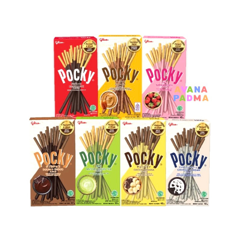 

Glico Pocky Stick Biscuit (10 Varian Rasa)