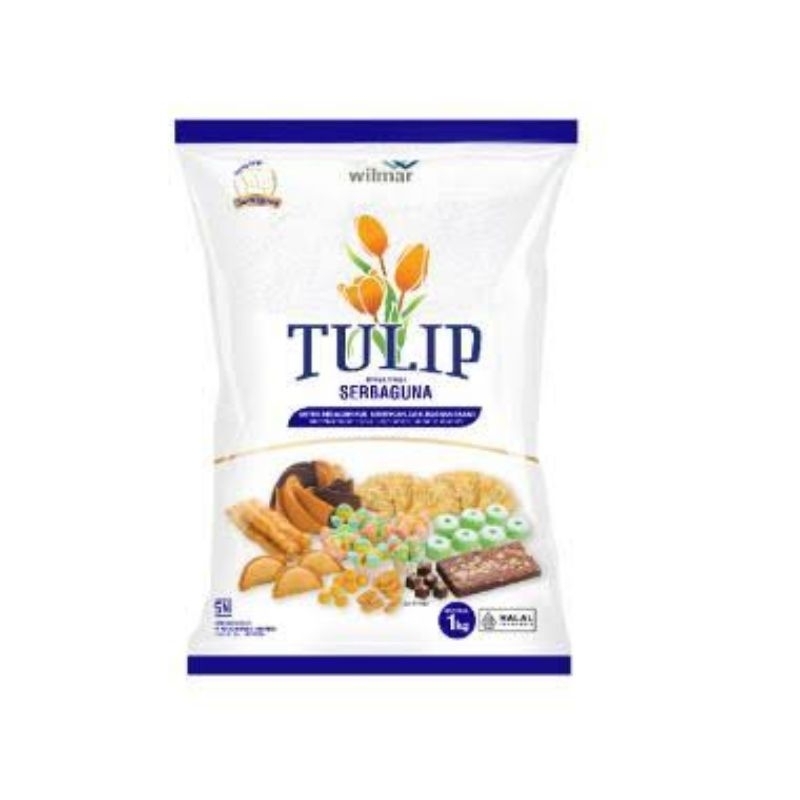 

✔️TK.Herman✔️ Tulip Tepung Terigu Serbaguna 1kg (gosend)