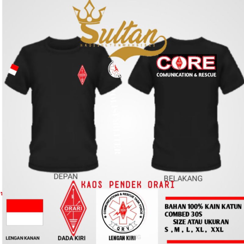 KAOS ORARI/BAJU ORARI/TSHIRT ORARI/BAJU ORGANISASI RADIO